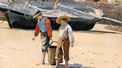 Winslow Homer – A Basket of Clams